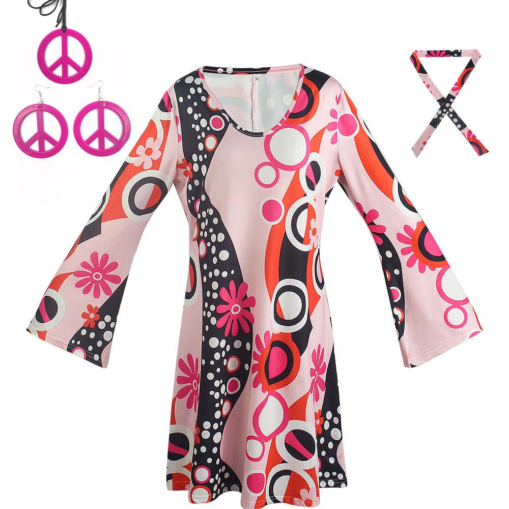 Women'S Accessories In The 60S - Fantasia Retro de Halloween dos Anos