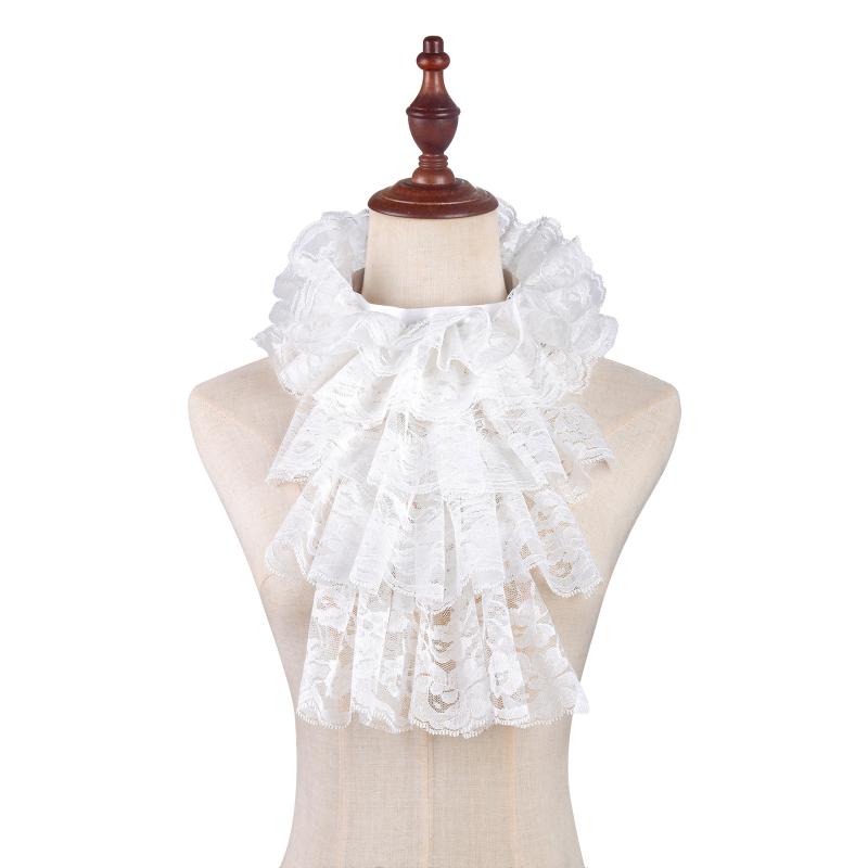 Women'S Victorian Era Accessories - Conjunto de Fantasia Elegante com Gola