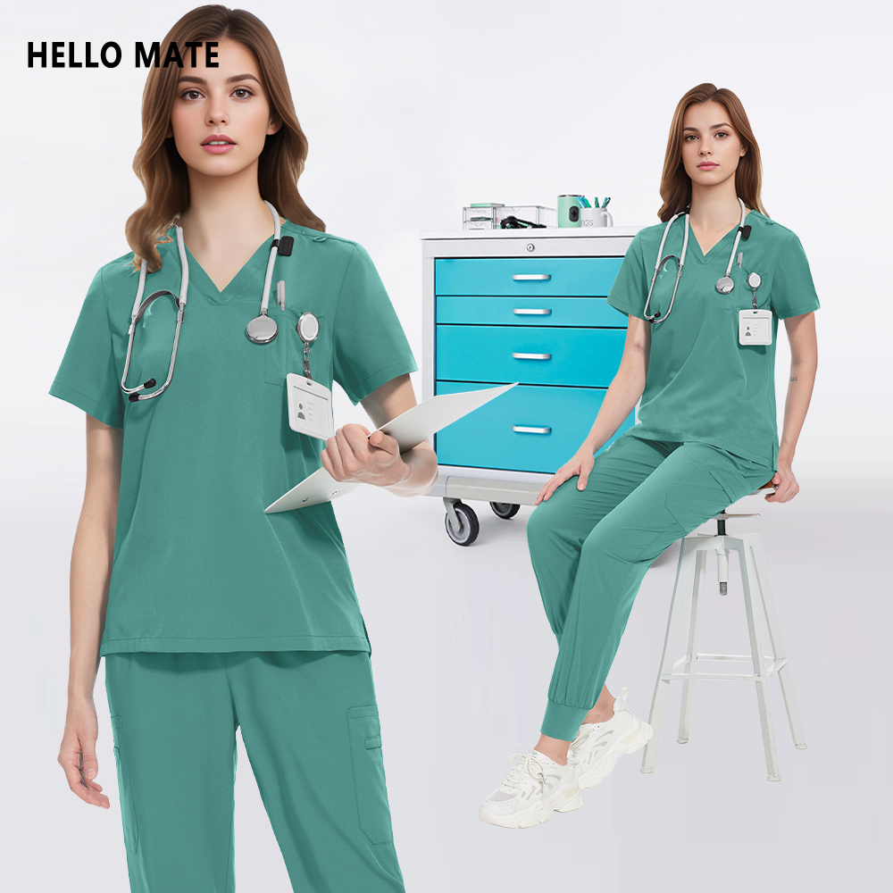 Women'S Work Accessories - Conjunto de esfoliantes femininos multilcolors, uniforme