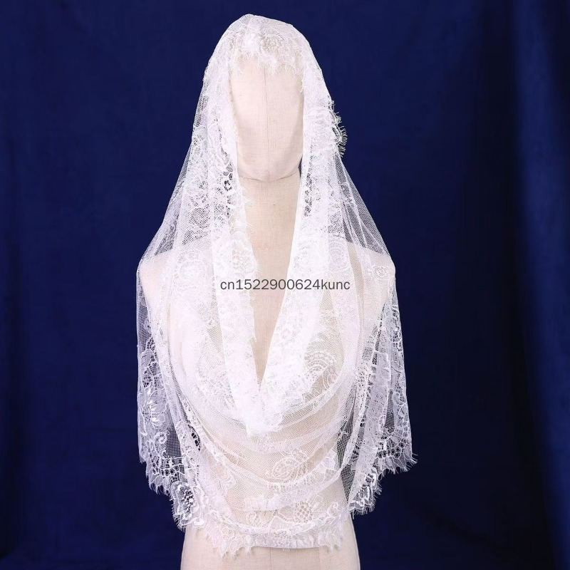 Women Accessories India - Véu de Noiva Muçulmano Bordado para