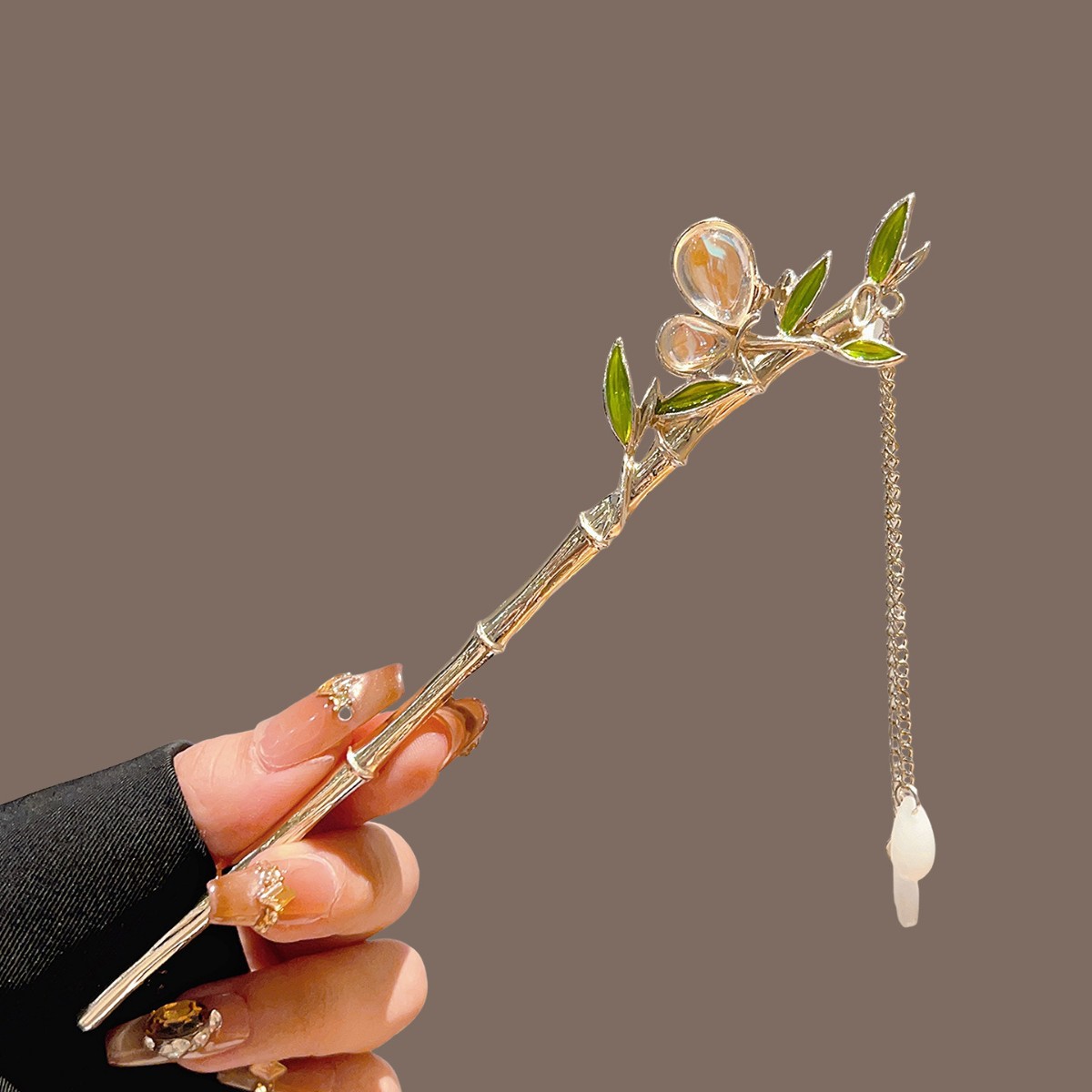 Pearl Hair Pin - Grampo de Cabelo com Borla de