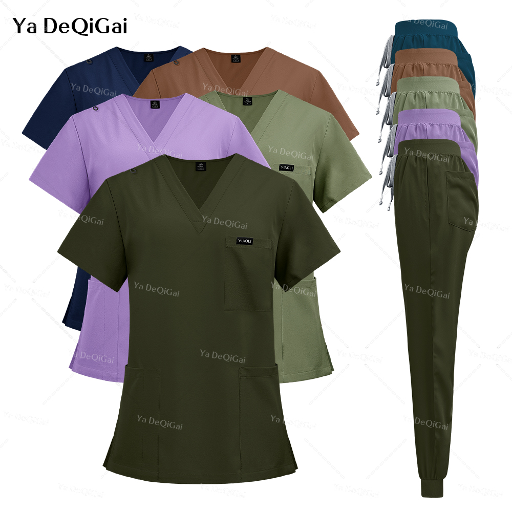 Women'S Work Accessories - Multicolor Hospital Medical Scrub Ternos para