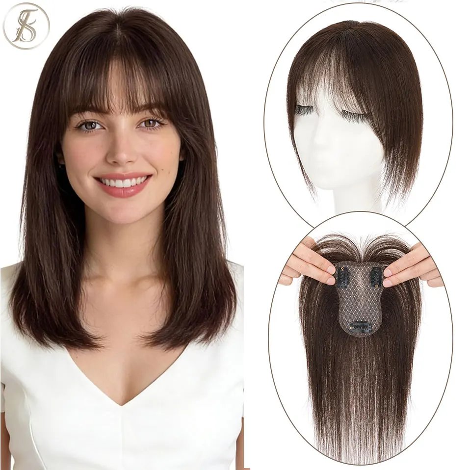 Women Accessories India - Aplique de Cabelo Humano TESS com