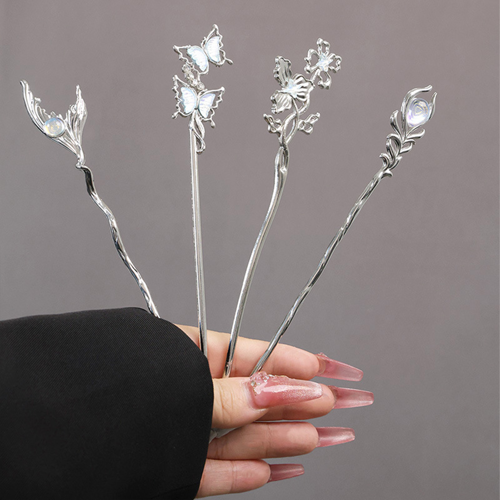 Bastões de cabelo de liga de c - Pearl Hair Pin avaliação e preço