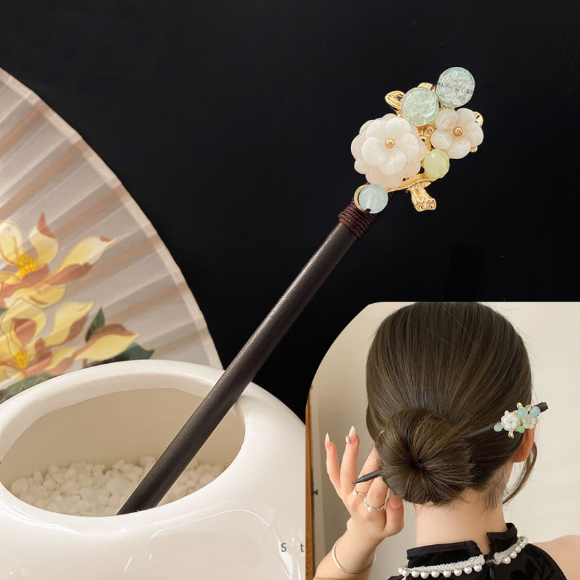 Pauzinho de Cabelo Chinês de M - Pearl Hair Pin avaliação e preço