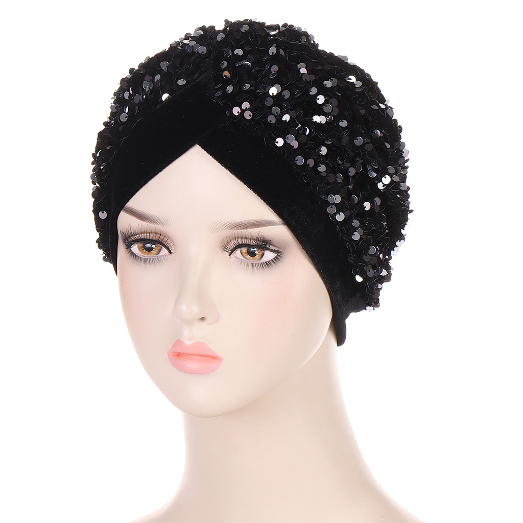 Bonés de turbante de veludo co - Women Accessories India avaliação e preço