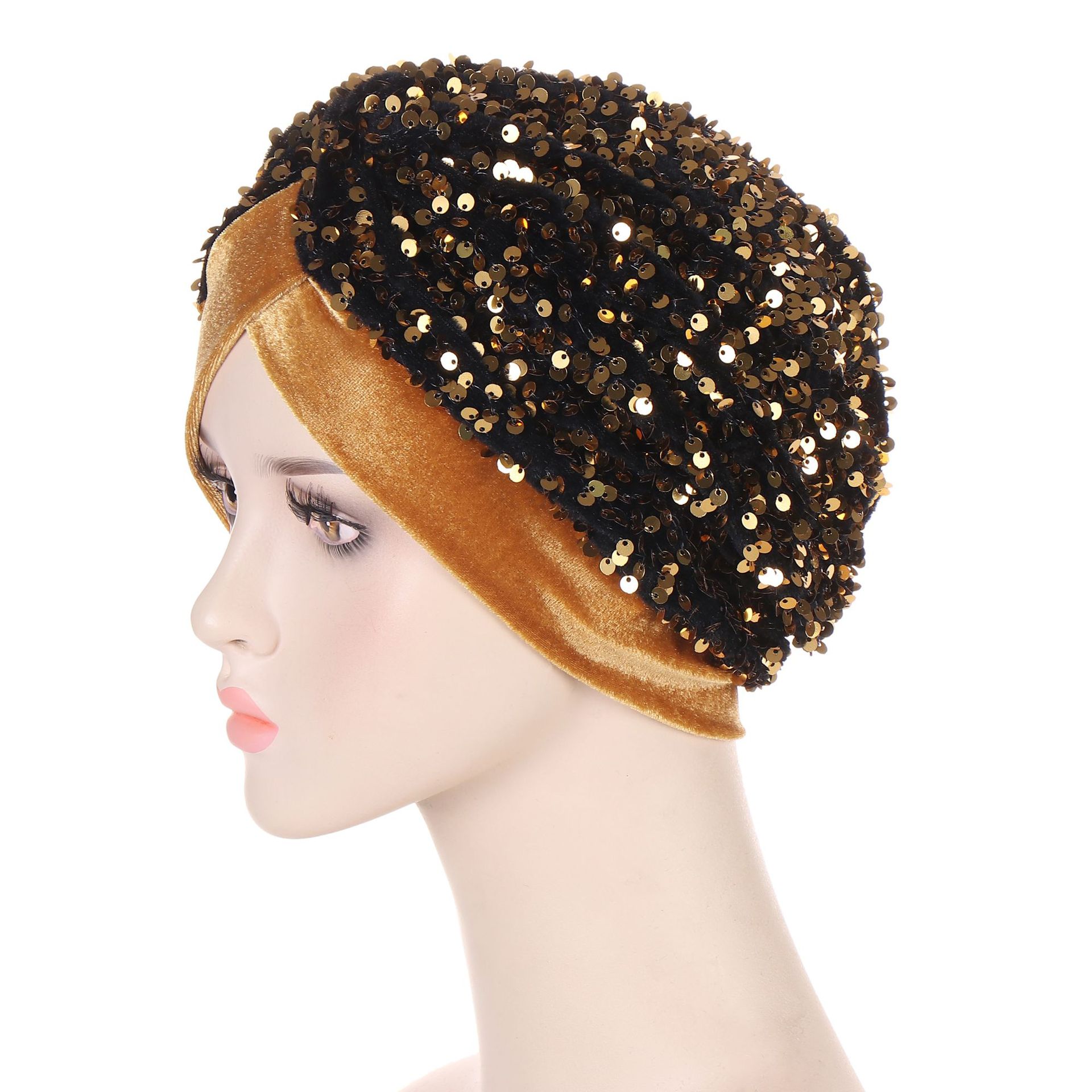Bonés de turbante de veludo co - Women Accessories India avaliação e preço
