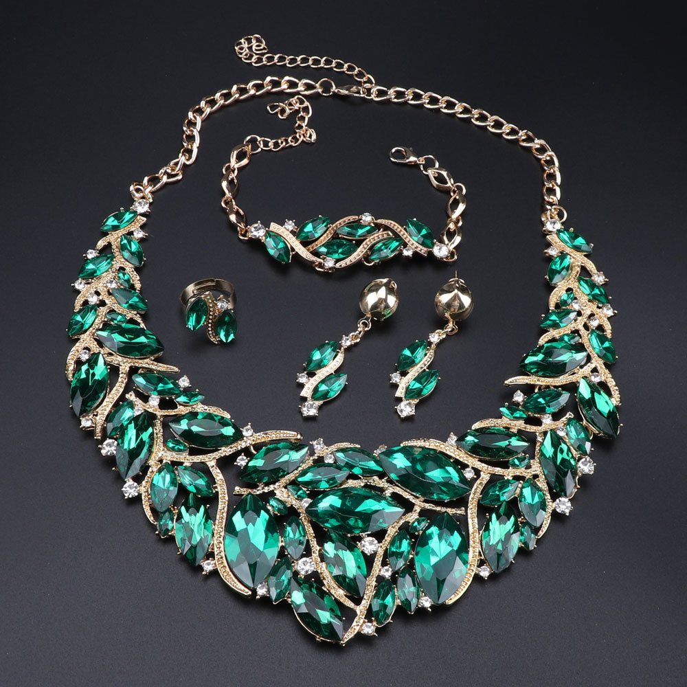Cynthia luxo cor verde cristal - Women Accessories India avaliação e preço