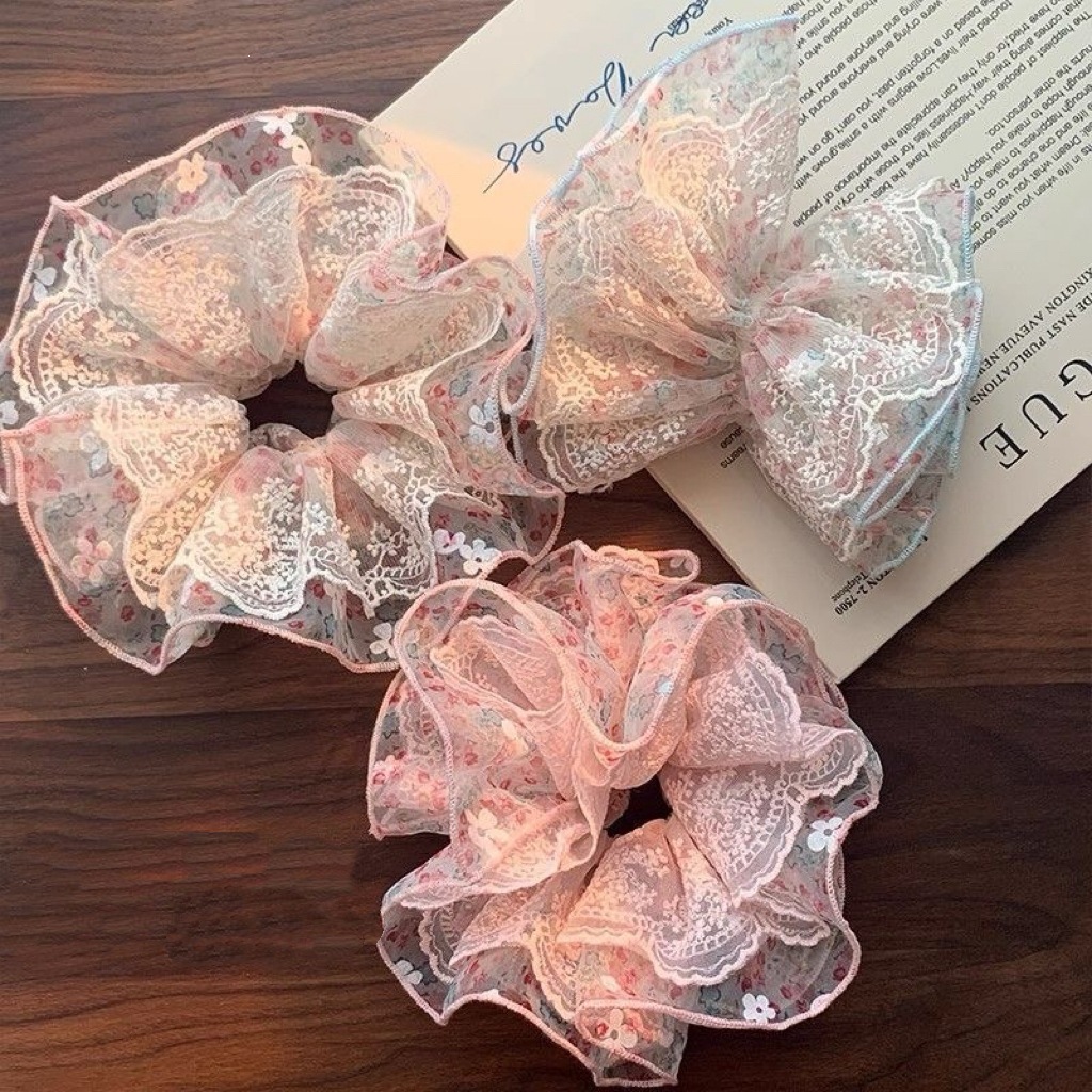 Elástico de Cabelo com Renda F - Women Accessories Shop Design avaliação e preço