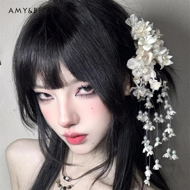 25coselegante temperamento flo - Pearl Hair Pin avaliação e preço