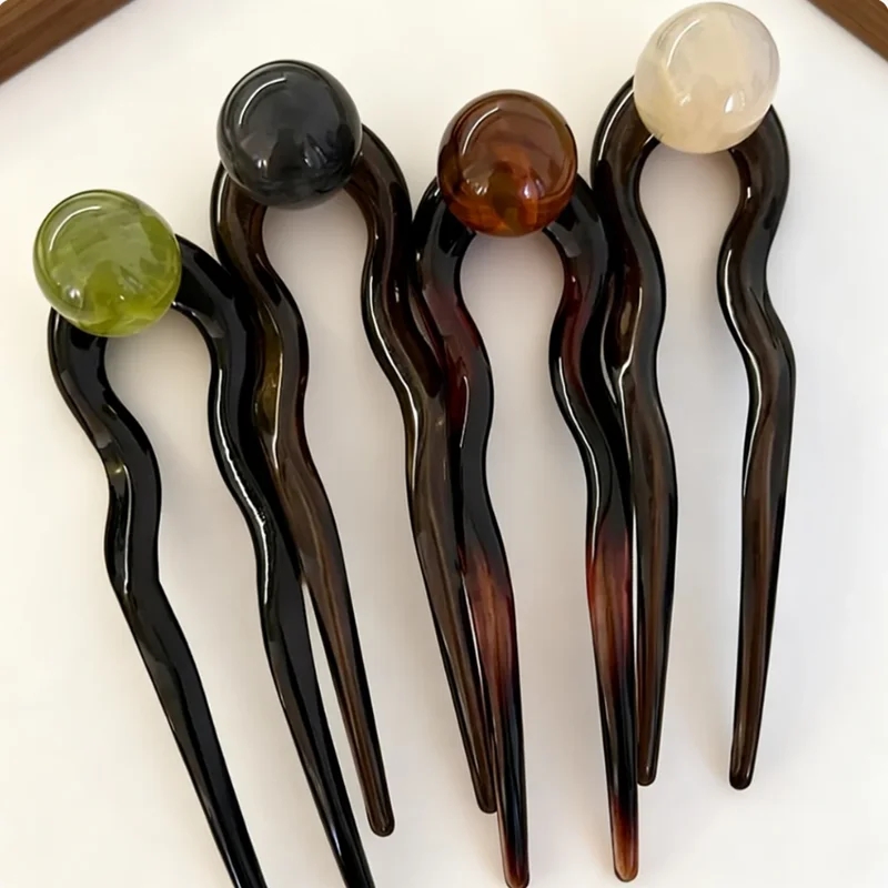 Grampo de Cabelo em Acrílico c - Pearl Hair Pin avaliação e preço