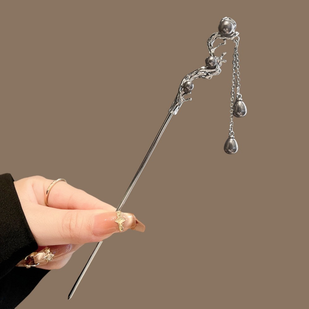 1pc elegante chinês hairpin pr - Pearl Hair Pin avaliação e preço