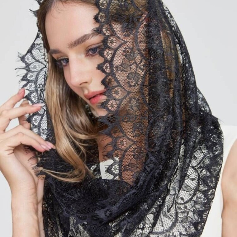 Véu de Noiva Muçulmano Bordado - Women Accessories India avaliação e preço