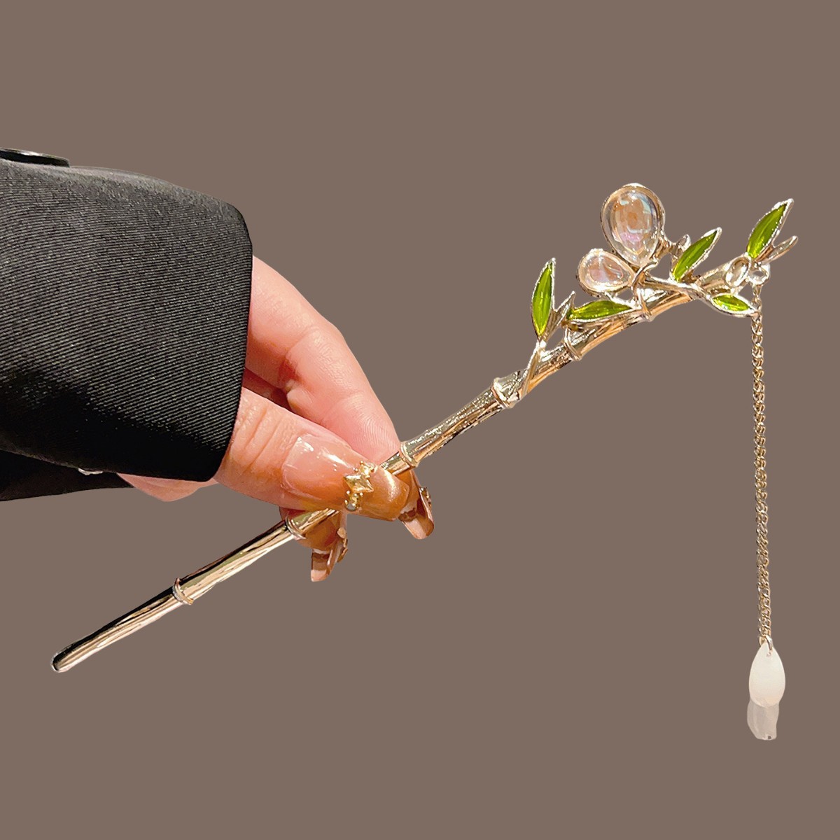 Grampo de Cabelo com Borla de  - Pearl Hair Pin avaliação e preço