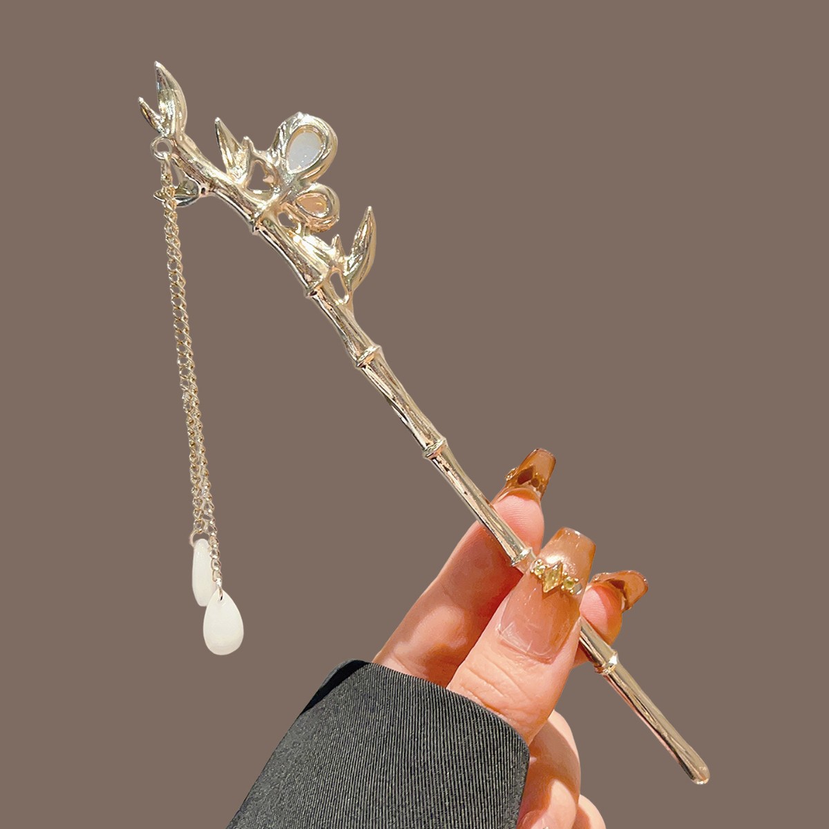 Grampo de Cabelo com Borla de  - Pearl Hair Pin avaliação e preço