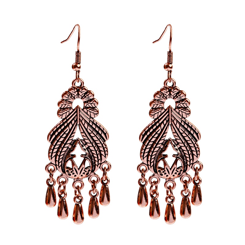 Brincos Dangle Dourados para M - Women Accessories India avaliação e preço