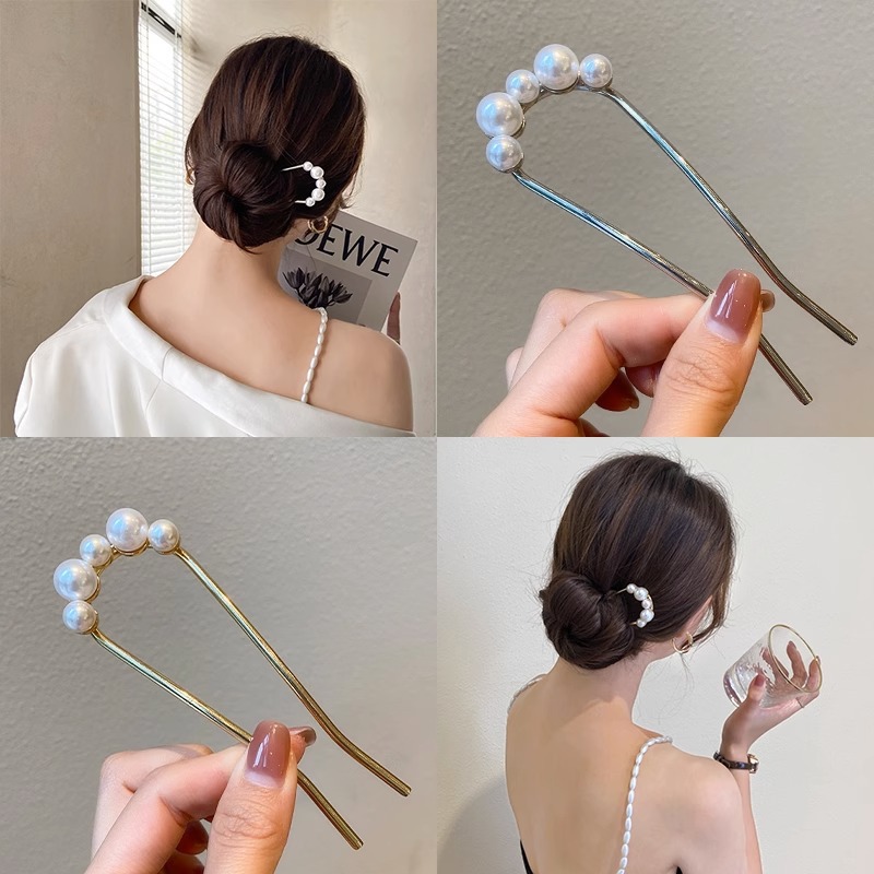 Novo Grampo de Cabelo Vintage  - Pearl Hair Pin avaliação e preço