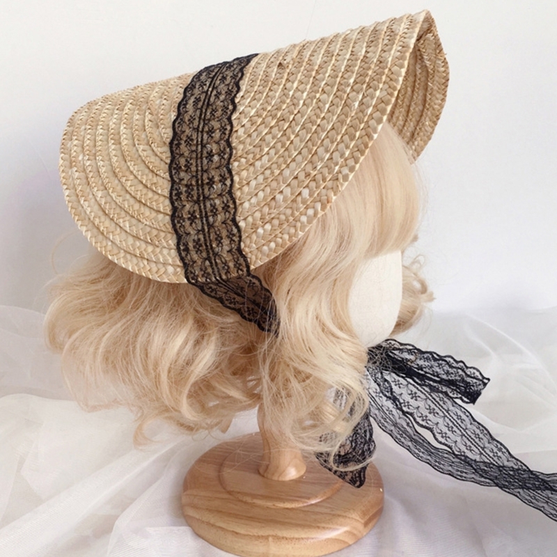 Boné de palha vitoriano para m - Women'S Victorian Era Accessories avaliação e preço