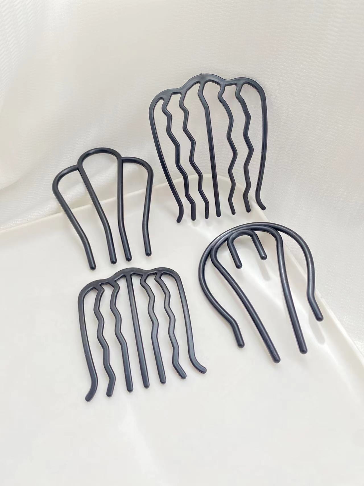 4 peças pentes de cabelo preto - Women Accessories Shop Design avaliação e preço