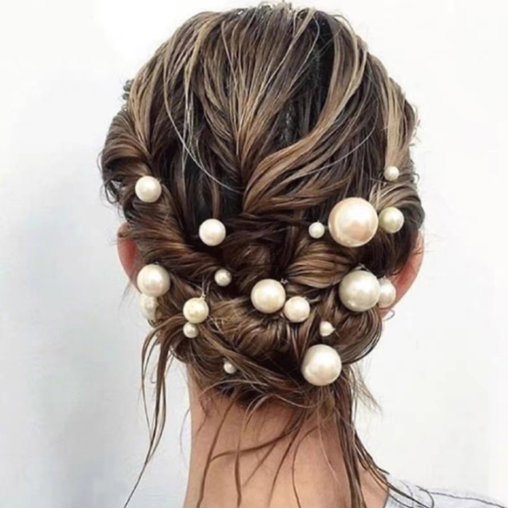 Conjunto de Pentes e Grampos d - Pearl Hair Pin avaliação e preço