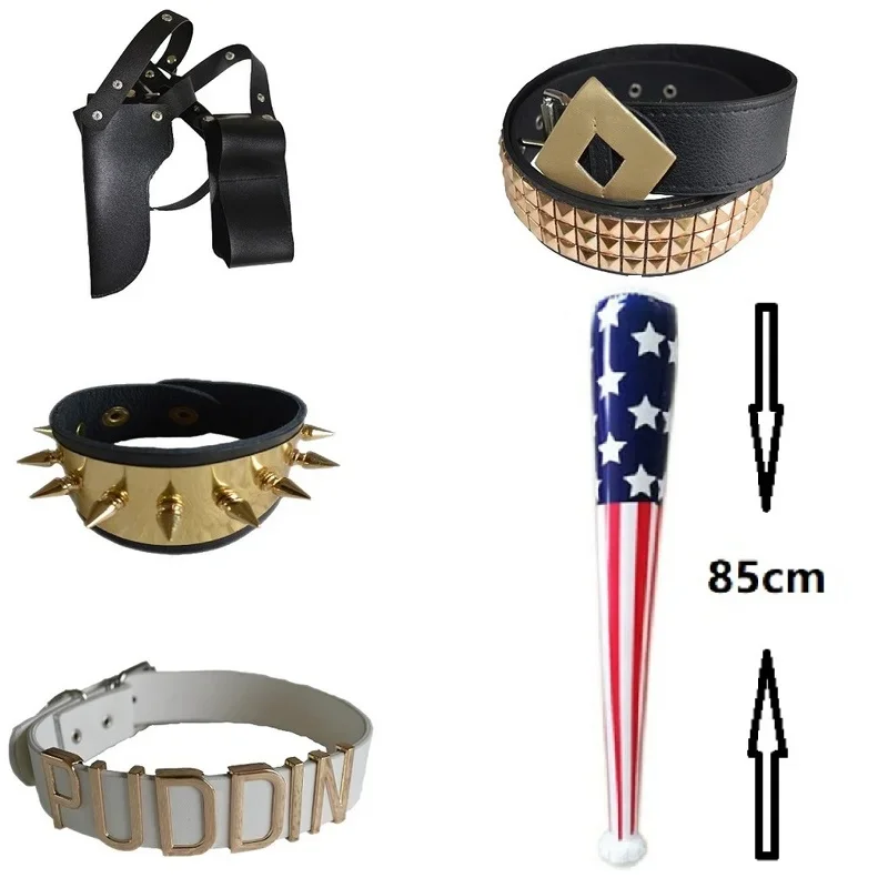 2025Suicide Cosplay Squad Quin - Women'S Harley Quinn Accessories avaliação e preço