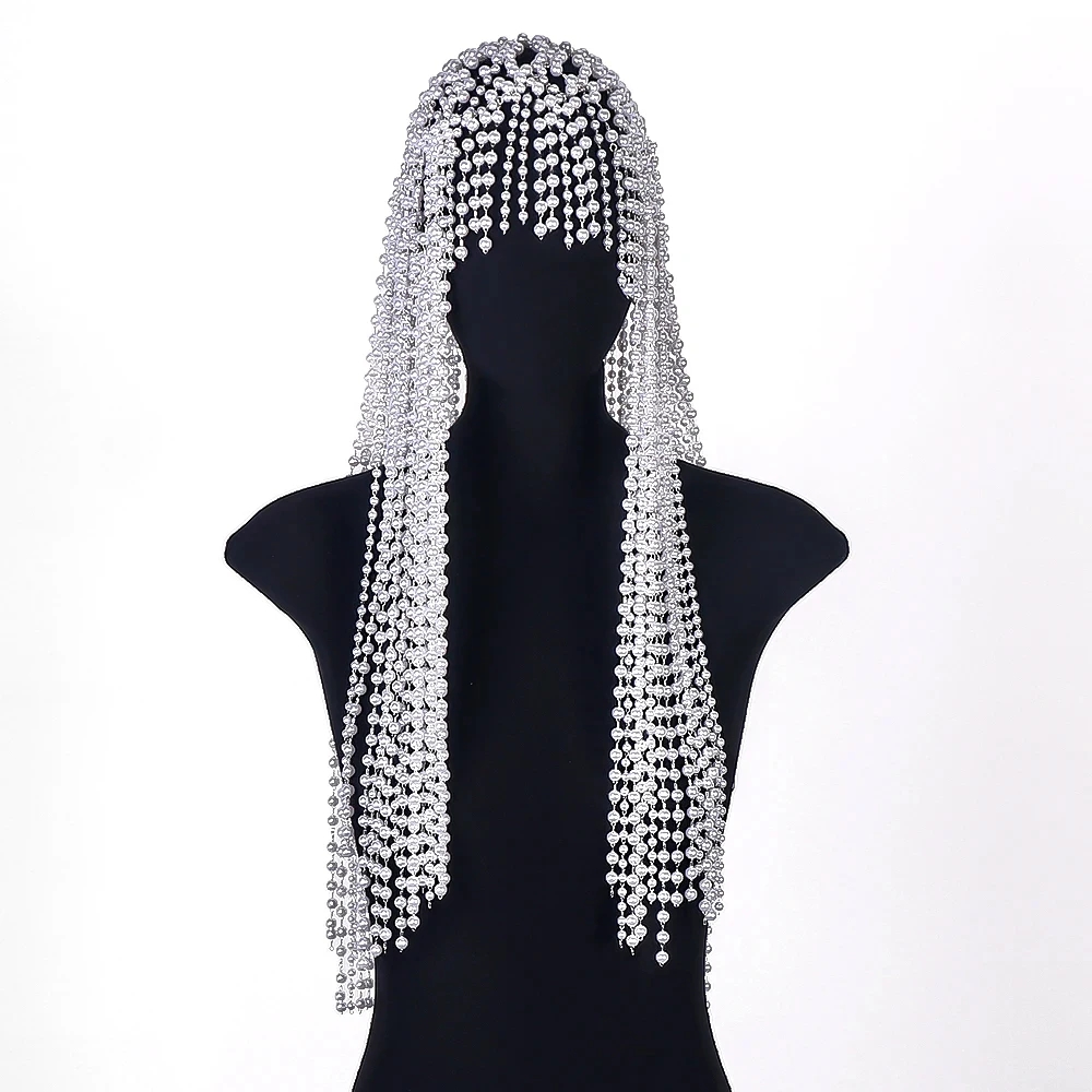 Headpiece pérola borla para mu - Women Accessories India avaliação e preço