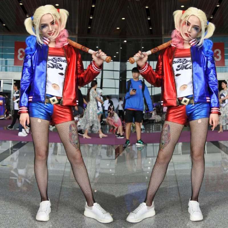 Anime cosplay meninas mulheres - Women'S Harley Quinn Accessories avaliação e preço