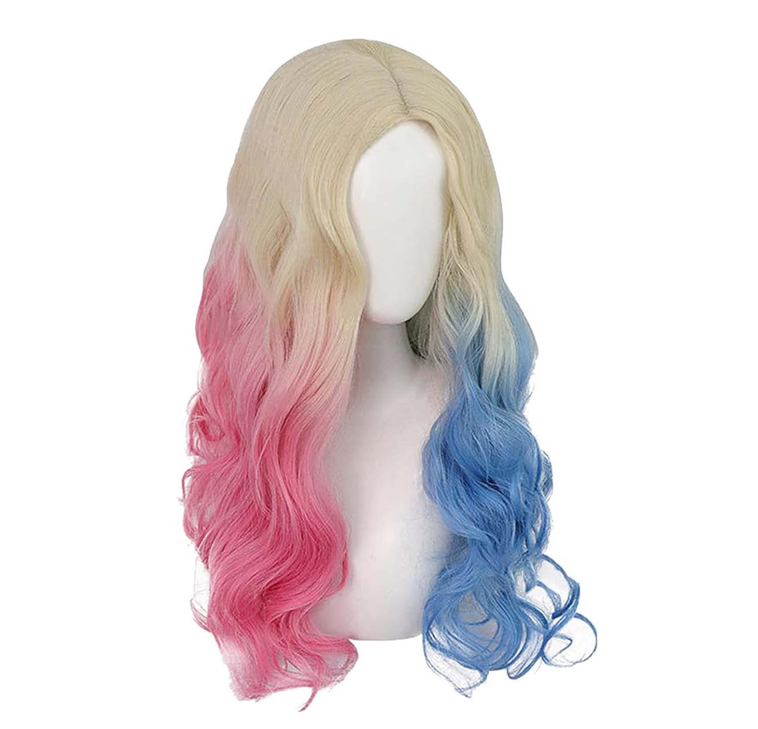 Peruca Sintética Longa Ondulad - Women'S Harley Quinn Accessories avaliação e preço