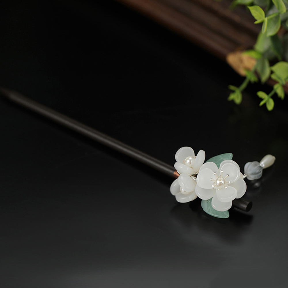 Flor retro hairpin com pérola  - Pearl Hair Pin avaliação e preço